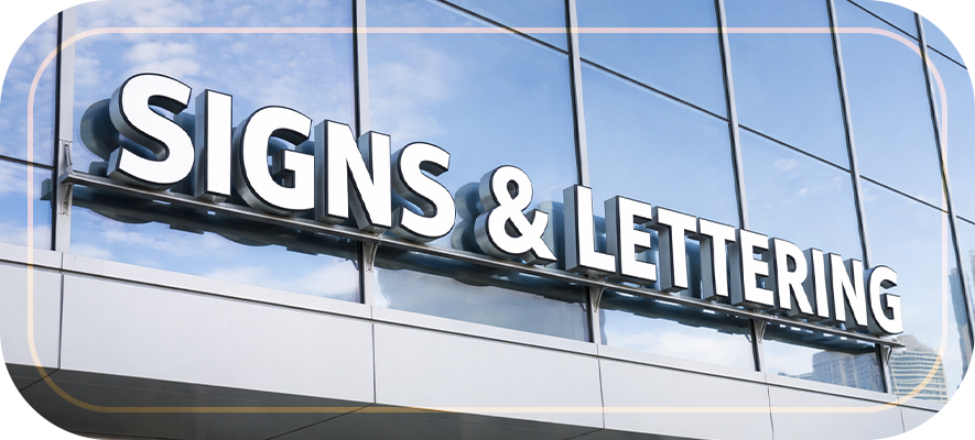 Signs & Lettering signs and lettering